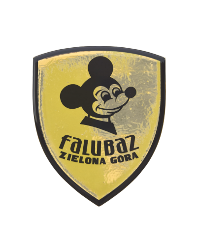 Naklejka Żelowa 3D Złota Tarcza.png