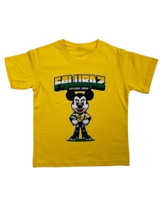 Koszulka Dziecięca Motomysz 23 Żółta