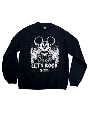 Bluza Unisex Let's Rock! Czarna 1.JPG