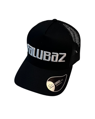 Czapka Trucker Czarna Falubaz 3D HAFT Biały 3.png