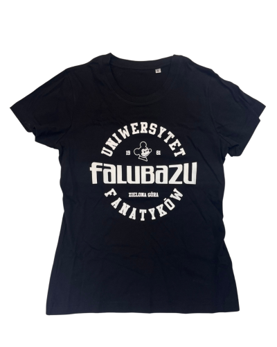 Koszulka Damska Uniwersytet Czarna.png