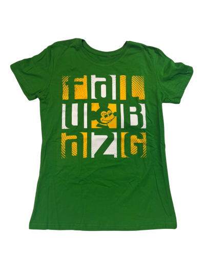 Koszulka Damska Falubaz KAFELKI Zielona.png