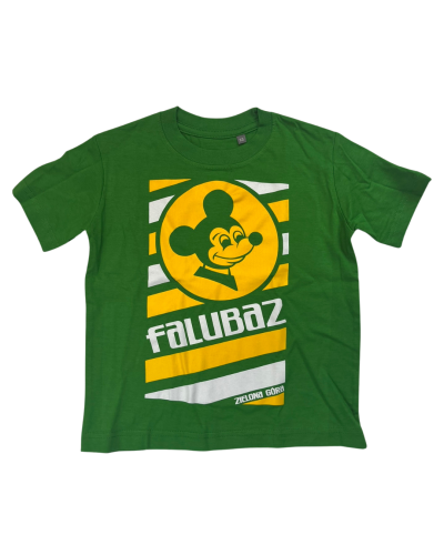 Koszulka Dziecięca Falubaz SKOSY Zielona.png